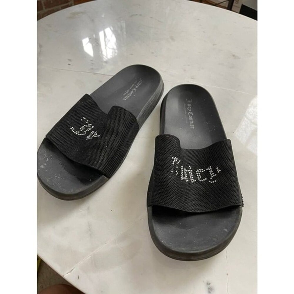 Juicy Couture Women's size 9 Black Sandals